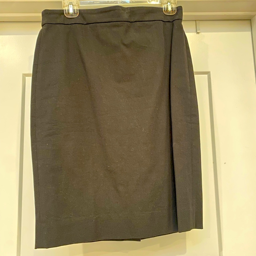J. Crew black #2 skirt